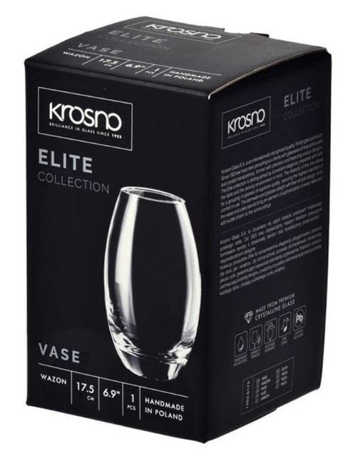 Krosno Elite Vase 17.5cm Vases The Cooks Kitchen 