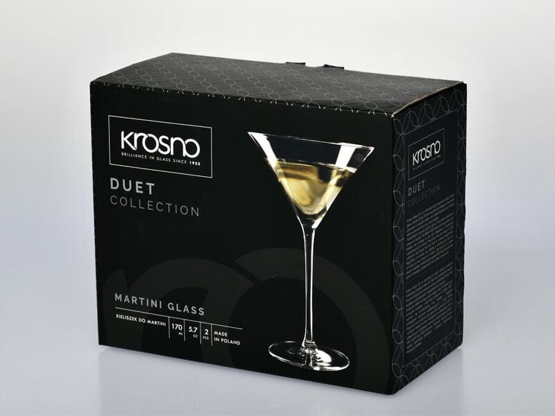 Krosno Duet Martini Glass 170ml Set Of 2 Glassware The Cooks Kitchen Mandurah 