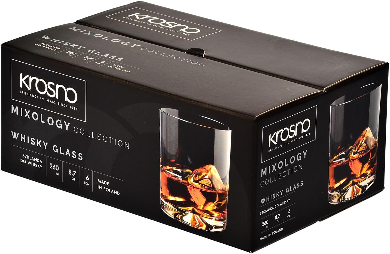 Krosno Triad Dof Glass Set Of 6 350ml