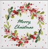 Paw Lunch Napkin - Christmas Floral