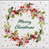 Paw Lunch Napkin - Christmas Floral