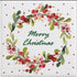 Paw Lunch Napkin - Christmas Floral Napkins The Cooks Kitchen 