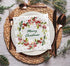 Paw Lunch Napkin - Christmas Floral