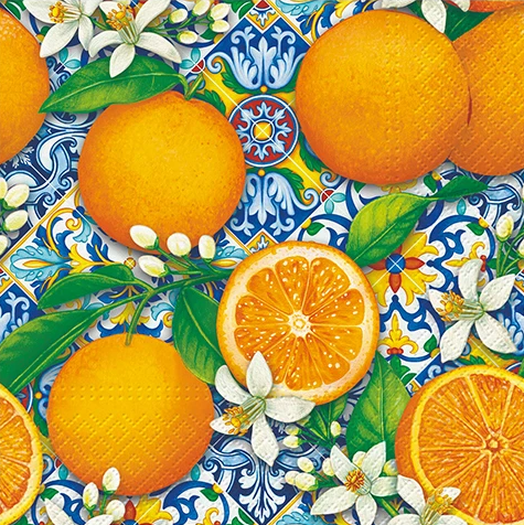 Paw Napkins 33cm Orange Blossom