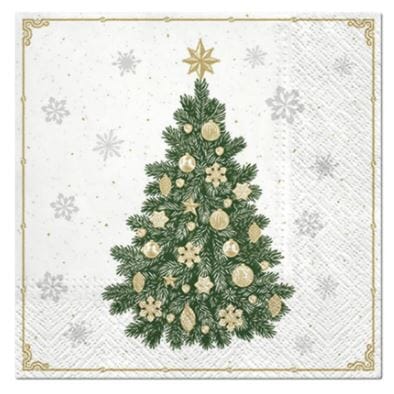 Paw Lunch Napkins 33cm Frosty Tree Napkins The Cooks Kitchen 