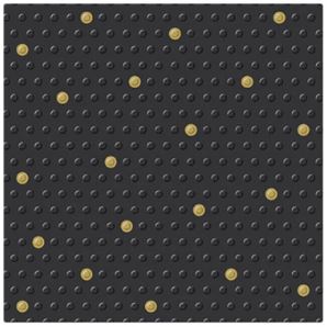 Paw Lunch Napkins 33cm Inspo Dots Black