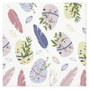 Paw Lunch Napkin 33cm Easter Feather