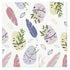 Paw Lunch Napkin 33cm Easter Feather