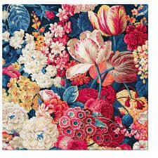 Paw Lunch Napkins 33cm Flower Splendor Napkins The Cooks Kitchen 