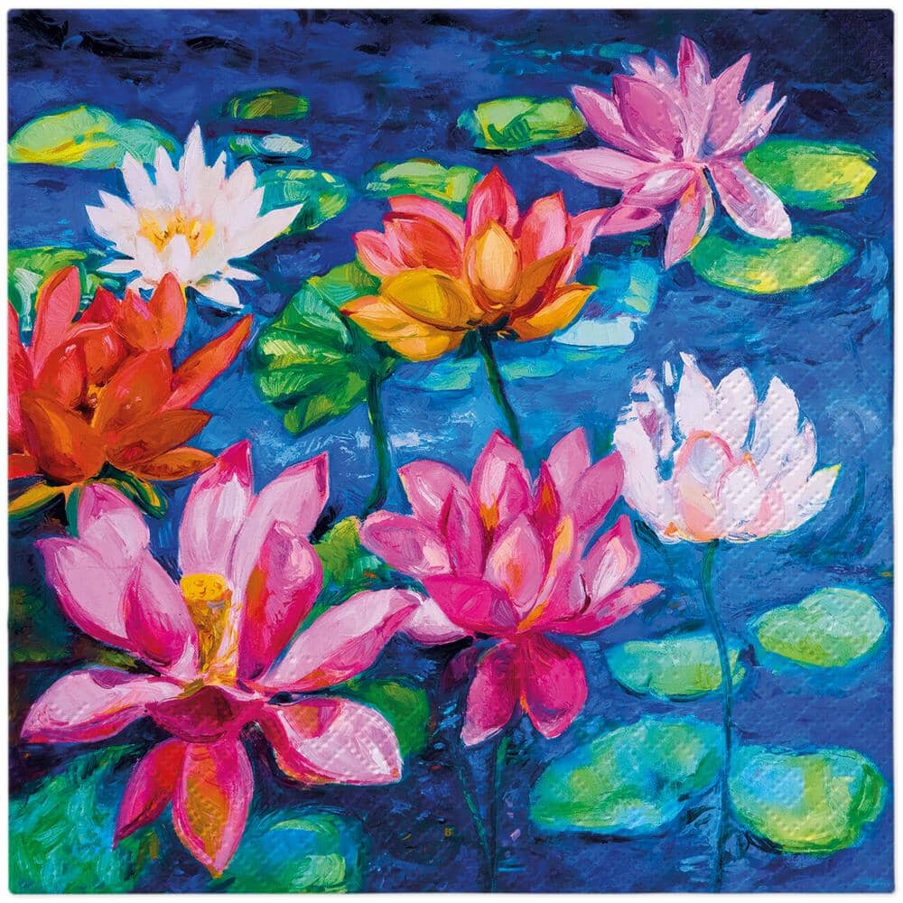 Paw Napkins 33cm Lily Pond Napkins The Cooks Kitchen 