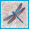Paw Napkins 33cm Dragon Blue