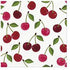 Paw Lunch Napkins 33cm Cherries 