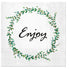 Paw Lunch Napkins 33cm Twigs Round