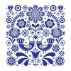 Paw Lunch Napkin 33cm - Folk Stamp