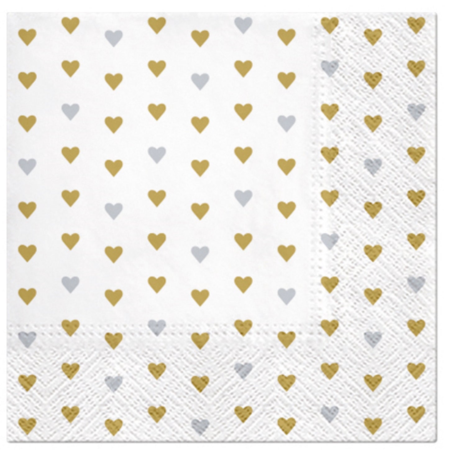Paw Lunch Napkins 33cm Lots Of Love