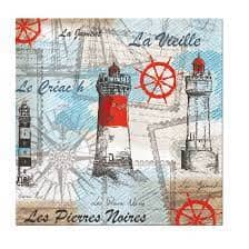 Paw Luncheon Napkins 33cm Sea Breeze Table Cloths & Napkins The Cooks Kitchen 