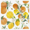 Paw Lunch Napkins 33cm Citrus With Bees