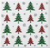 Paw Lunch Napkin - Xmas Tree Check