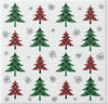 Paw Lunch Napkin - Xmas Tree Check