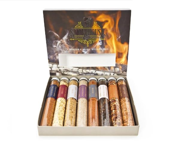 Eat.art Barbecue Smokehouse Flame And Flavour Bbq Rub Set - 8 Spice Selection Box