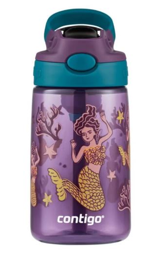 Contigo Kids Water Bottle With Autospout Mermaids 414ml