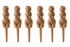 Kikkerland Design Golf-pher The Gopher Golf Tees, Set Of 6 Novelty Gifts The Cooks Kitchen 