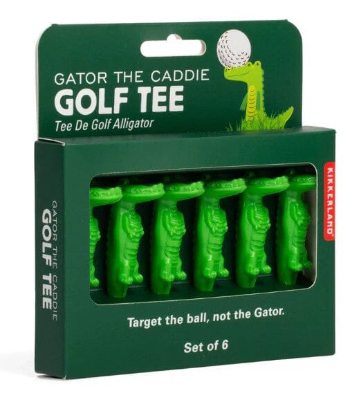 Kikkerland Gator Golf Tees Set Of 6 Novelty Gifts The Cooks Kitchen 