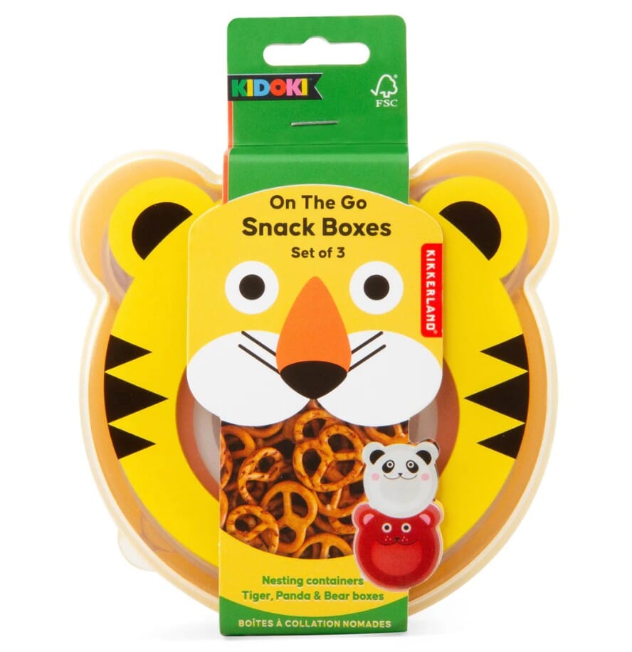 Kidoki On The Go Snack Boxes - Set Of 3 Sandwich & Snack Bags The Cooks Kitchen 