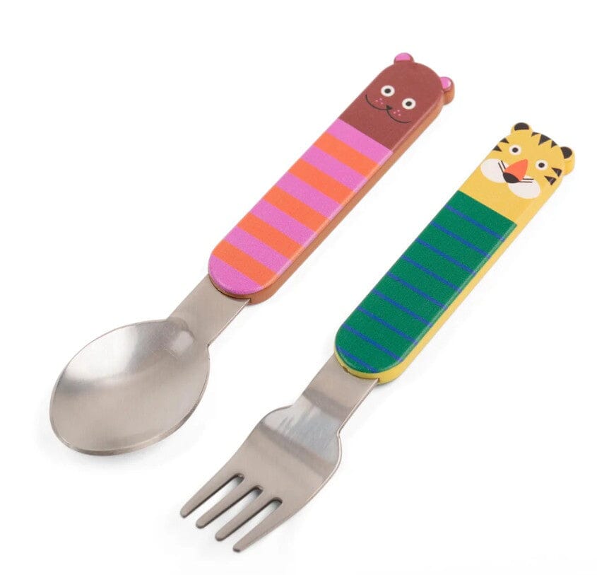 Kikkerland Munch Mates 2pc Cutlery Children's Sets The Cooks Kitchen 