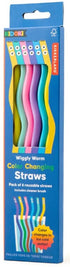 Kikkerland Wiggly Worm Colour Changing Straws Set Of 6 Barware Accessories The Cooks Kitchen 