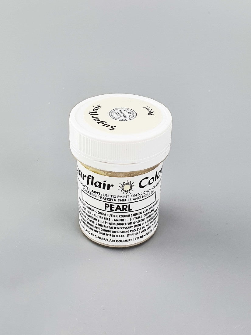 Sugarflair Pearl White Edible Chocolate Paint