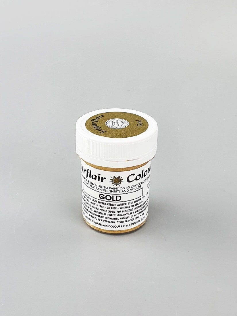 Sugarflair Gold Edible Chocolate Paint 35g Edible Decorations The Cooks Kitchen 