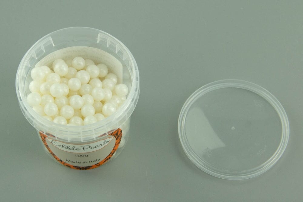 6mm Pearly White Cachous Sprinkles The Cooks Kitchen 