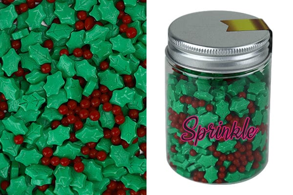Holly & Berry Sprinkles Sprinkles The Cooks Kitchen 