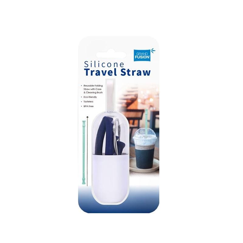Silicone Travel Straw With Cleaner Barware Accessories The Cooks Kitchen Mandurah 