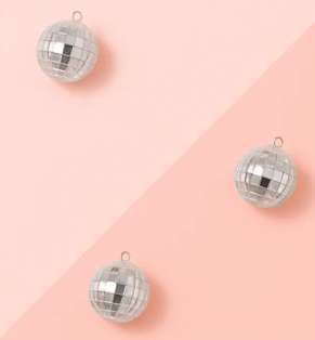 Iconic Cake Art Disco Ball Topper 3pc 