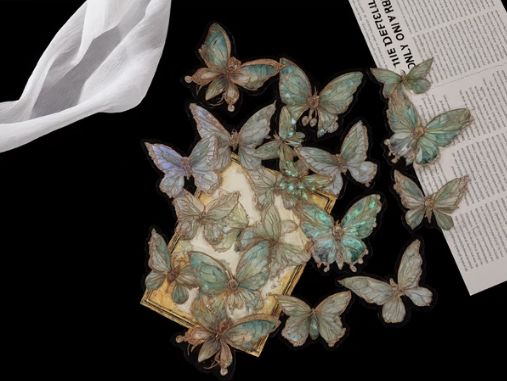 Iconic Cake Art Crystal Green Butterfly Topper Cake Toppers The Cooks Kitchen 