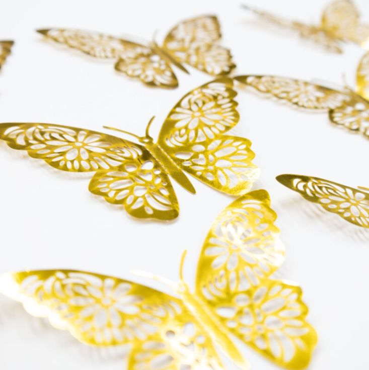 Iconic Cake Art Gold Butterfly Topper Cake Toppers The Cooks Kitchen 