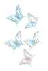 Iconic Cake Art Rainbow Butterfly Topper