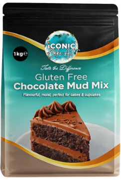 Bakels - Iconic Cake Art Gluten Free Chocolate Mud Mix 1kg