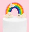 Iconic Cake Art Rainbow Cloud Topper
