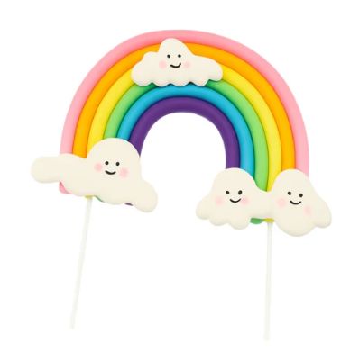 Iconic Cake Art Rainbow Cloud Topper Cake Toppers The Cooks Kitchen 