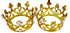 Iconic Cake Art Gold Crown Toppers 2pk 5cm Cake Toppers The Cooks Kitchen 