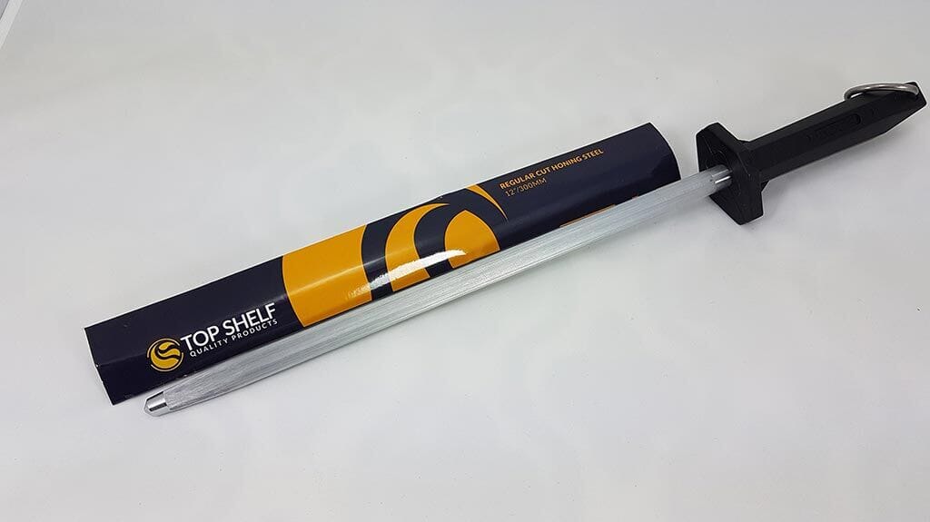 Top Shelf - Honing Steel 12" Knife Sharpeners & Accessories The Cooks Kitchen 