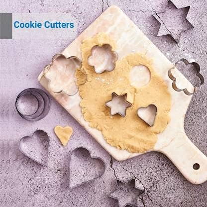 My Kitchen Addiction - Stainless Steel Cookie Cutters - Pack Of 12