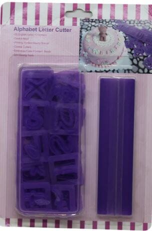 My Kitchen Addiction - Alphabet Letter Cutter Cake & Cookie Decorating The Cooks Kitchen 