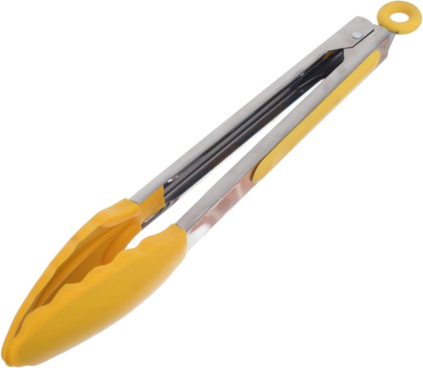 Tony's Top Tongs -large Stainless Steel Tongs With Silicone Tongs The Cooks Kitchen 