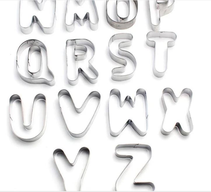 Kuki-fun Large Alphabet Cookie Cutters 26pc