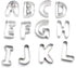 Kuki-fun Large Alphabet Cookie Cutters 26pc