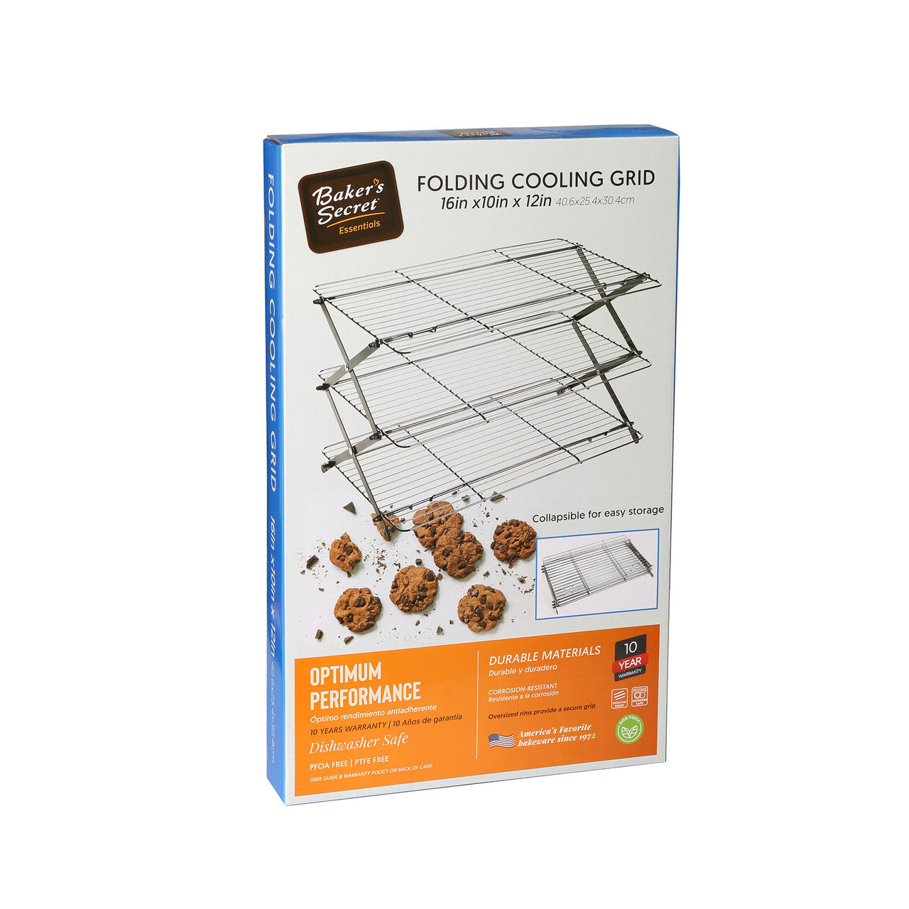 Bakers Secret Folding Grid 40.6 X 25.4 Cm